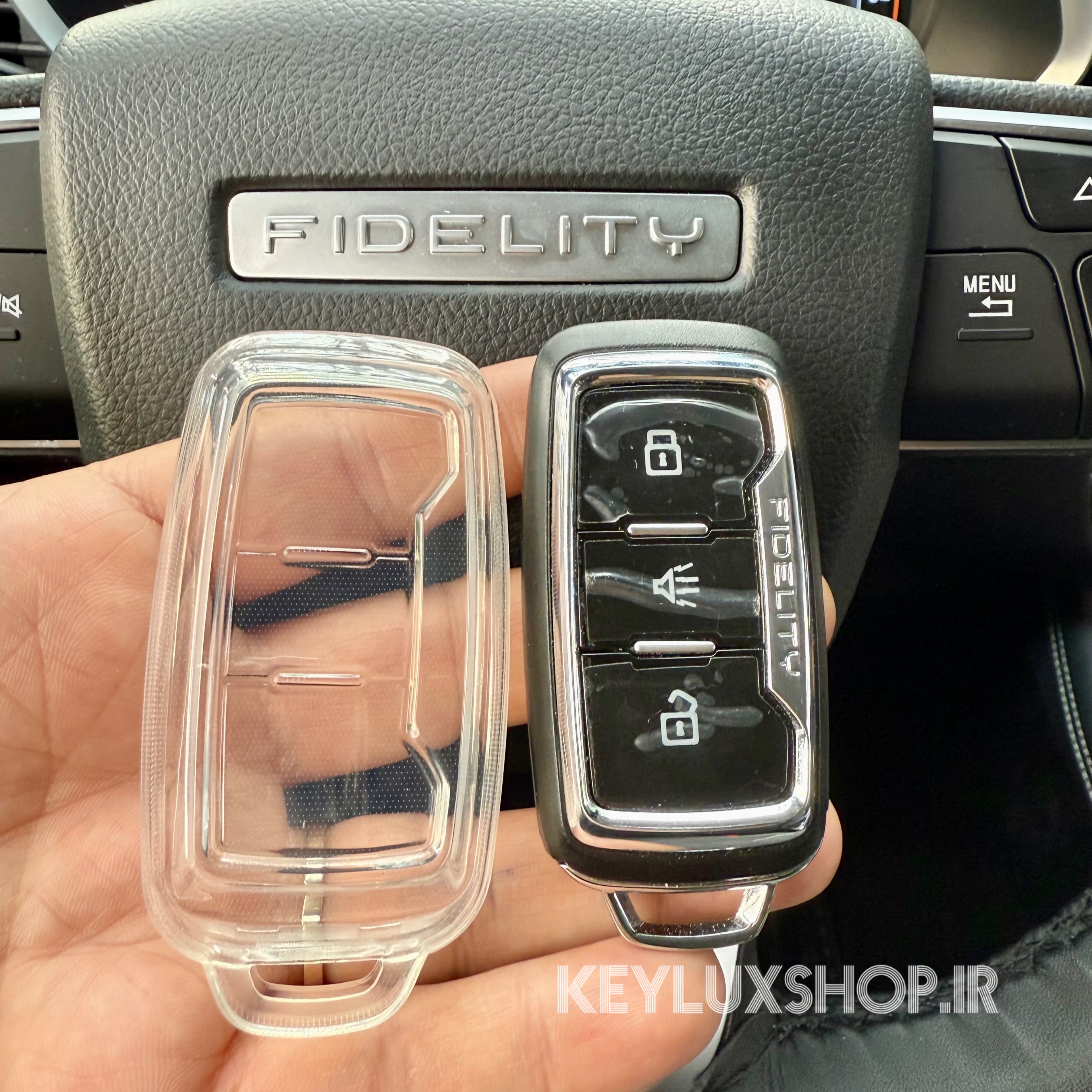 کاور شفاف سیلیکونی شفاف فدیلیتی پرایم