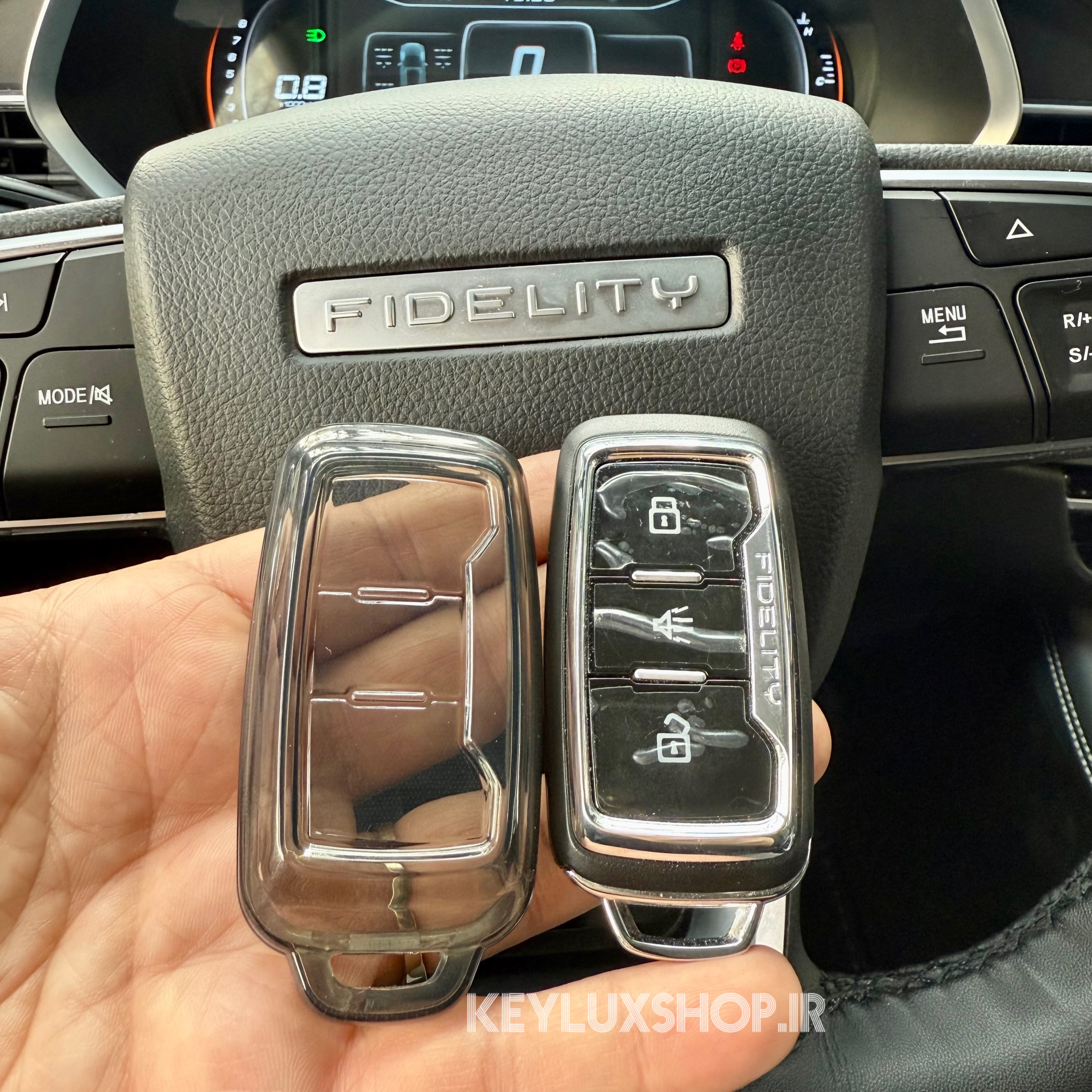 کاور شفاف سیلیکونی دودی فدیلیتی پرایم