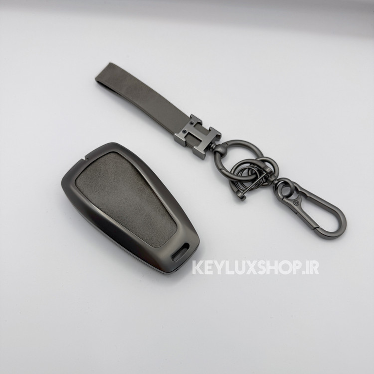 کاور ریموت چانگان CS55 چرم و فلز لاکچری همراه با بندست